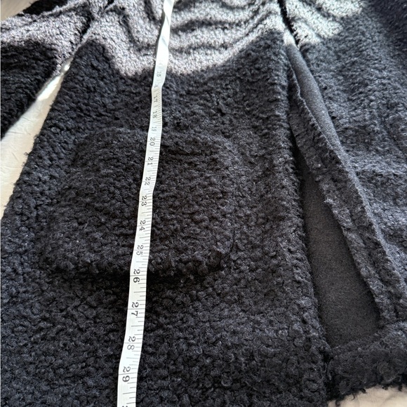 Carole Wren Textured Open Front Coatigan in Charcoal Gray (Size L) - Picture 5 of 7